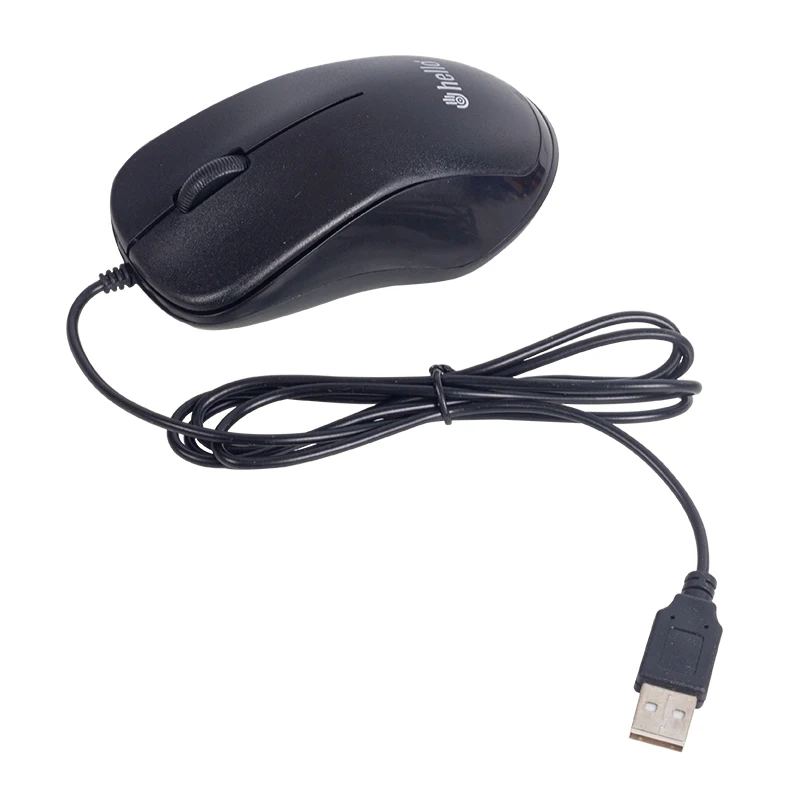 HELLO HL-38 1000 DPI WIRED OPTICAL BLACK MOUSE