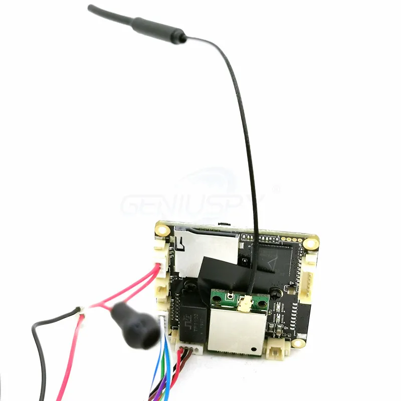 Camhi WiFi 5MP H.265 H.264 Wireless CCTV IP Camera SD Card PCB Board Module Pin Hole LENS  & Antenna&Audio&940nm IR Led IR-Cut