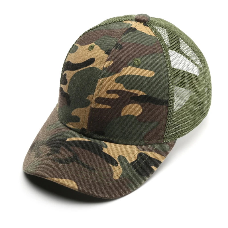 Summer 3-10 Years Old Parent Child All Match Camouflage Mesh Baseball Caps Baby Outdoor Casual Sunscreen Breathable Sunshade T30