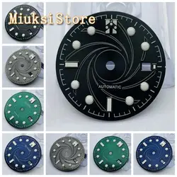 Bliger 1pcs 31mm blue/green/black/gray sterile dial for ETA 2836/2824,Mingzhu DG2813/3804,Sea gull1612,Miyota 82 series movement