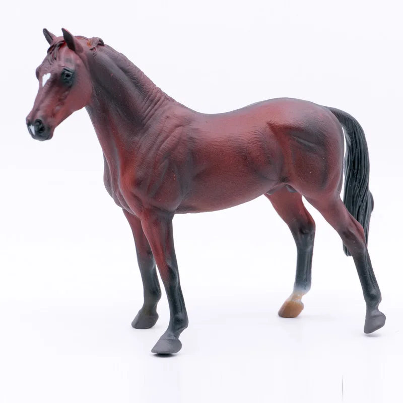 CollectA Horse Country Farm Animal Hanoverian Stallion Bay 1:20 Scale Plastic Simulation Toy Figure #88431