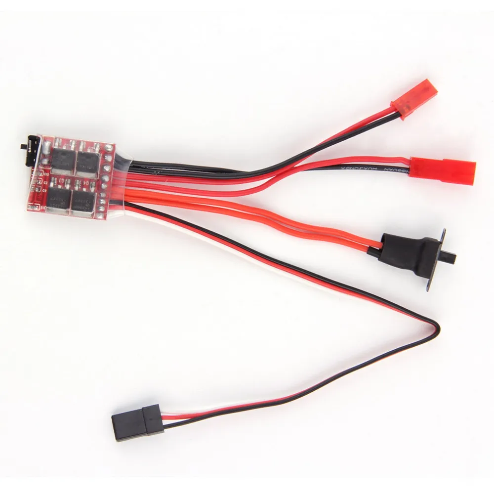 30A 20A 10A ESC Motor Speed RC ESC 2KHz Forward Reverse Brush Brake RC 2S for Controller Boat Car Prototank Top Regulator