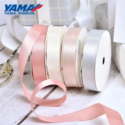 YAMA 25yards/roll Double Face Satin Ribbon 6 9 13 16 25 38 mm Solid Color Ribbons for Handmade Craft Gifts  Wedding Decoration