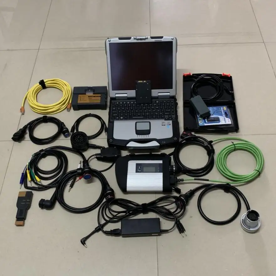 

3in1 Diagnostic Tool Mb Star c4 for BM*W Icom a2 5054a with CF-31 I5 Ram 4g Computer 2TB HDD Latest Ready to Work