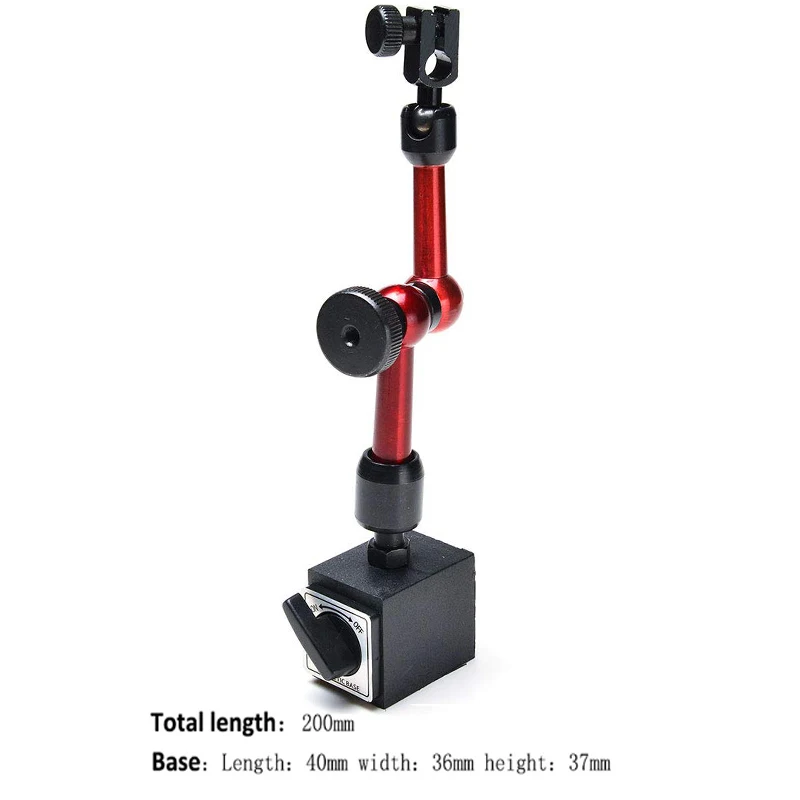 Heißer 0-10mm Messuhr Universal Magnetische Stand Basis Halter 0,8mm Zifferblatt Test Komparator Für Geräte kalibrierung