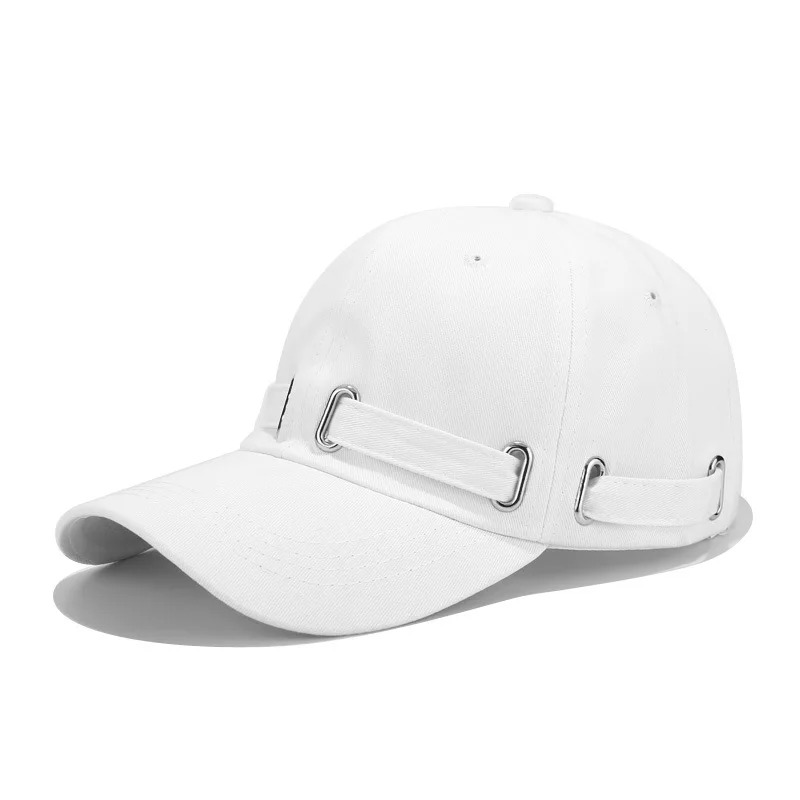 Kagenmo Koreaanse Stijl Nieuwe Stijl Cool Lange Bandjes Zwarte Baseball Cap-Stijl-Cap Mannen Eendenbek Hoed vrouwen Veelzijdige Cap