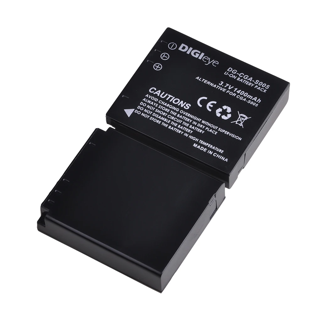 Batería de CGA-S005 para Panasonic Lumix, DMW-BCC12, FS2, FX01, FX3, FX8, FX9, FX10, FX12, FX50, FX100, DMC-FS1, LX2, LX3, S005E, DMC-LX1