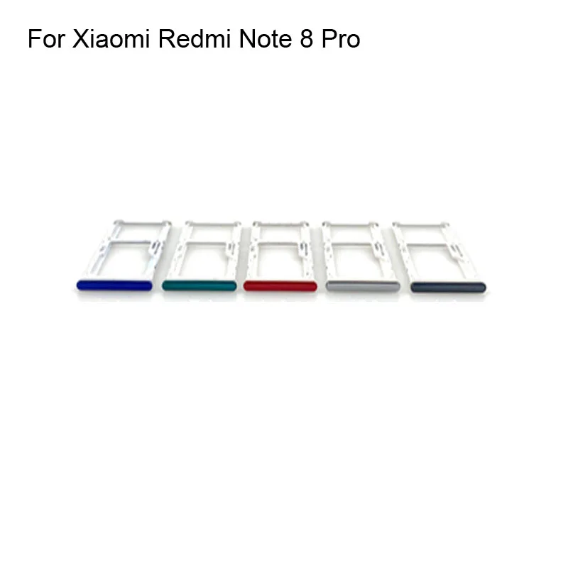 

1PC For Xiaomi Redmi Note 8 Pro Tested Good Sim Card Holder Tray Card Slot For Xiao mi Redmi Note8 Pro Sim Card Holder 8Pro