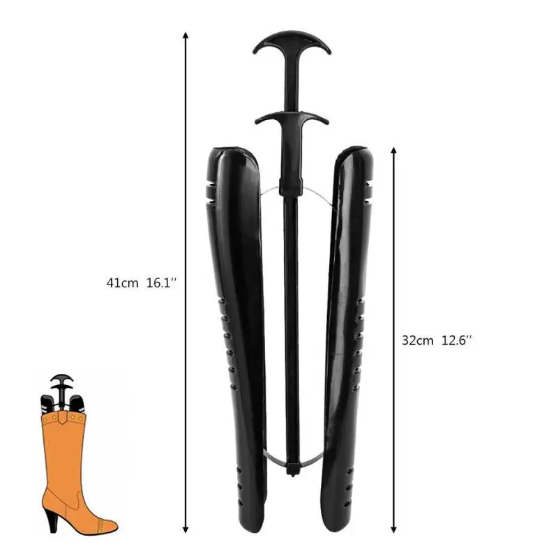 1 Pairs Lady Women Automatic Boot Trees / Shapers With Handle 12.5 Inch