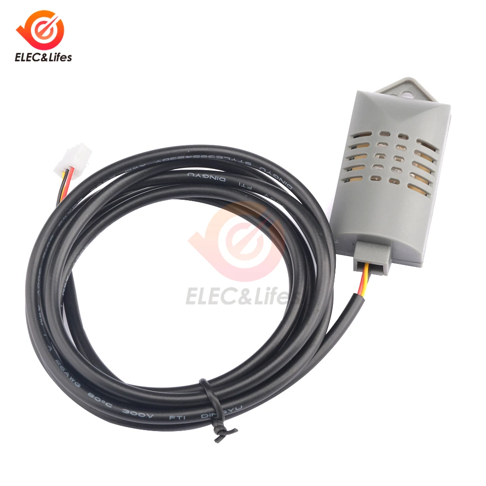 AM2120 Temperature and Humidity Sensor Probe With Case 1M/1.5M Extension Cable For XH-W3005 W3005