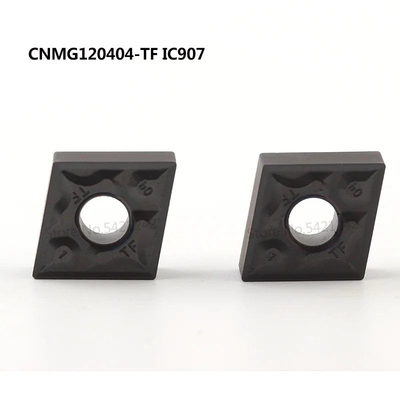 10 قطعة CNMG120404 CNMG120408 TF IC907 IC908 100% الأصلي كربيد إدراج الخارجية تحول أدوات مخرطة القاطع أداة تحول إدراج