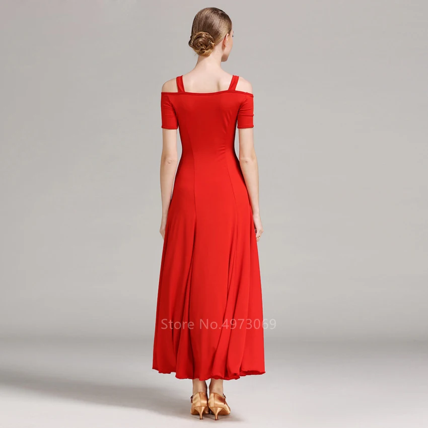 Vestido flamenco sem alças para mulheres, vestido cigano feminino, traje de dança do ventre sem alças, vestido sem alças para salão de baile, espanhol, cor sólida