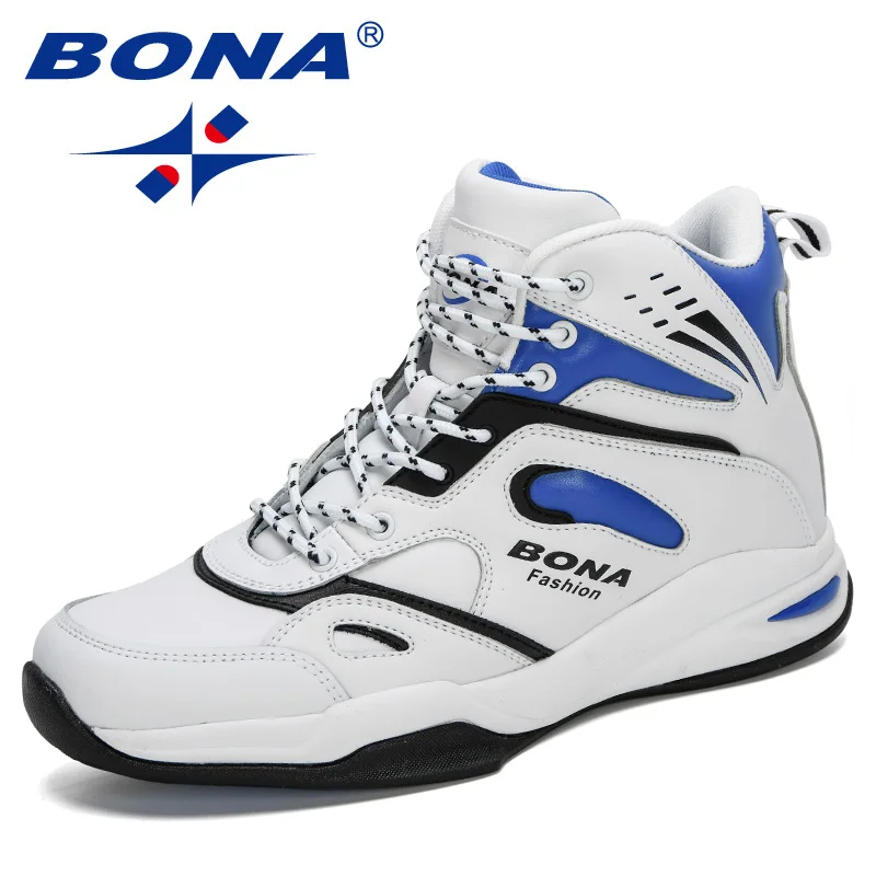 BONA New Arrival Basketball Shoes Men Cushioning Light Trendy Sneakers Man Zapatos Hombre Outdoor Sports Footwear Masculino