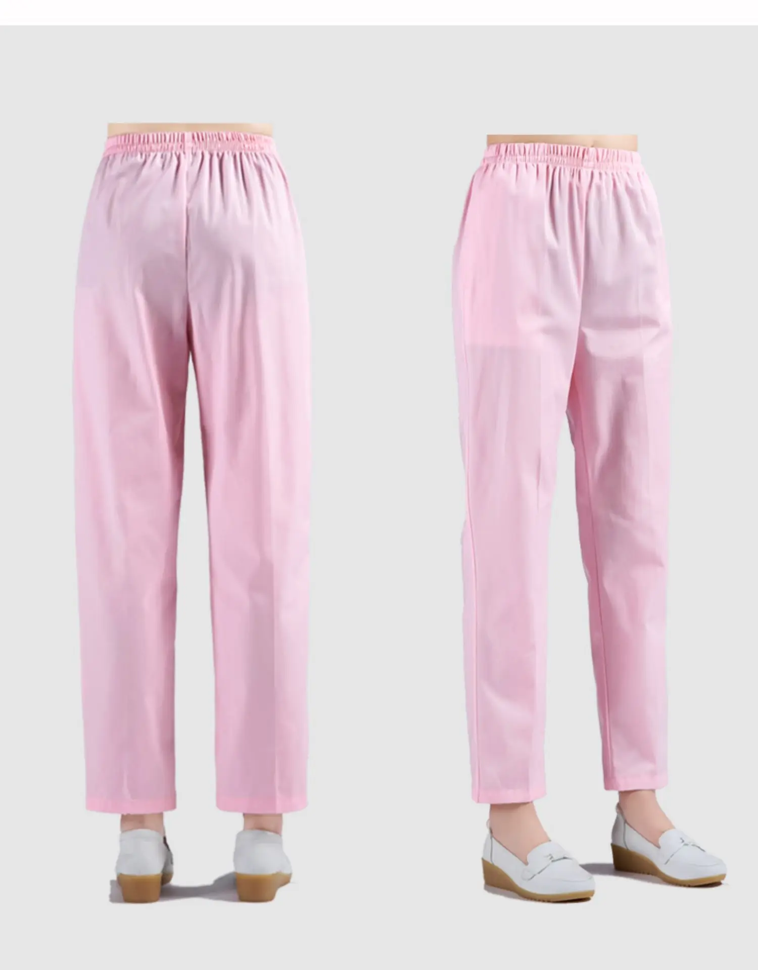 New Medical Uniform Work Trouser Doctor Nurse Elastic Waist Women Dental Scrub Pants SPA Clinical Pant Lab SPA Nursing Surgical