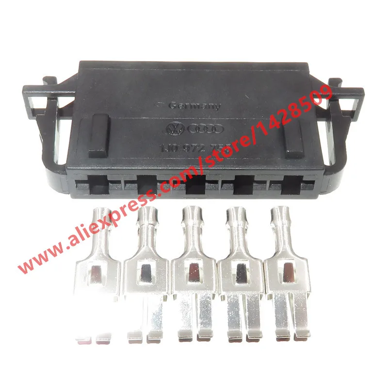 1-компл-5-контактный-Женский-Разъем-для-автомобильного-провода-63-мм-для-vw-1j0-972-755-1j0972755