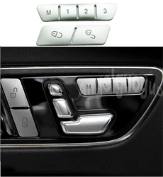 Car Door Seat Memory Lock Button Cover Stickers for Mercedes Benz A C E class W204 W212 CLA/GLA/GLK/GLE/CLS/GL/ML