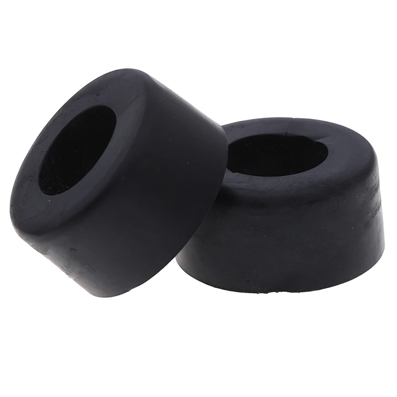 4pcs Durable Black 38mm x 19mm Large Case Speaker Cabinets Rubber Feet Damper Pad Base
