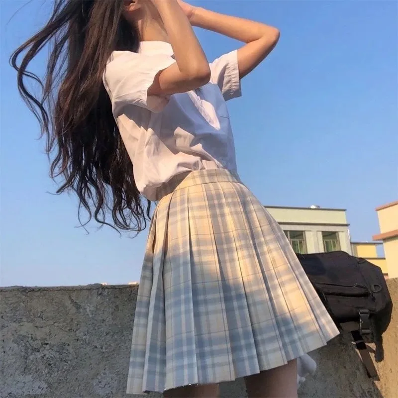 [Lemon & Sea salata] studente JK uniformi ragazze giapponese dolce uniforme scolastica manica lunga/corta Costume da marinaio abiti gonna a pieghe