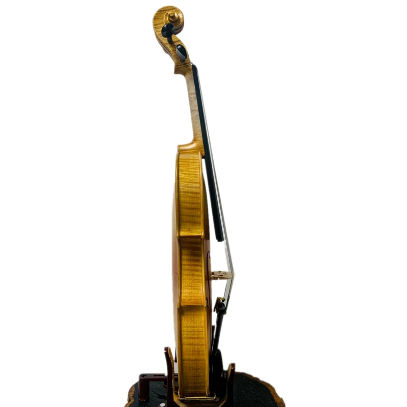 Strad style SONG Master full size 4/4 violin ,best maple wood back,Indian grade A ebony accessories #15204