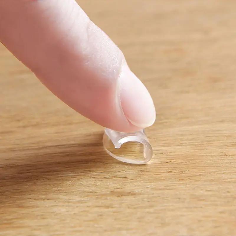 70Pcs Đa Năng Vòng Miếng Dán Dẻo Silicone 2 Mặt Dính Chắc Chấm Bi Tự Dính Chấm Bi Dán Thủ Công DIY 20Mm