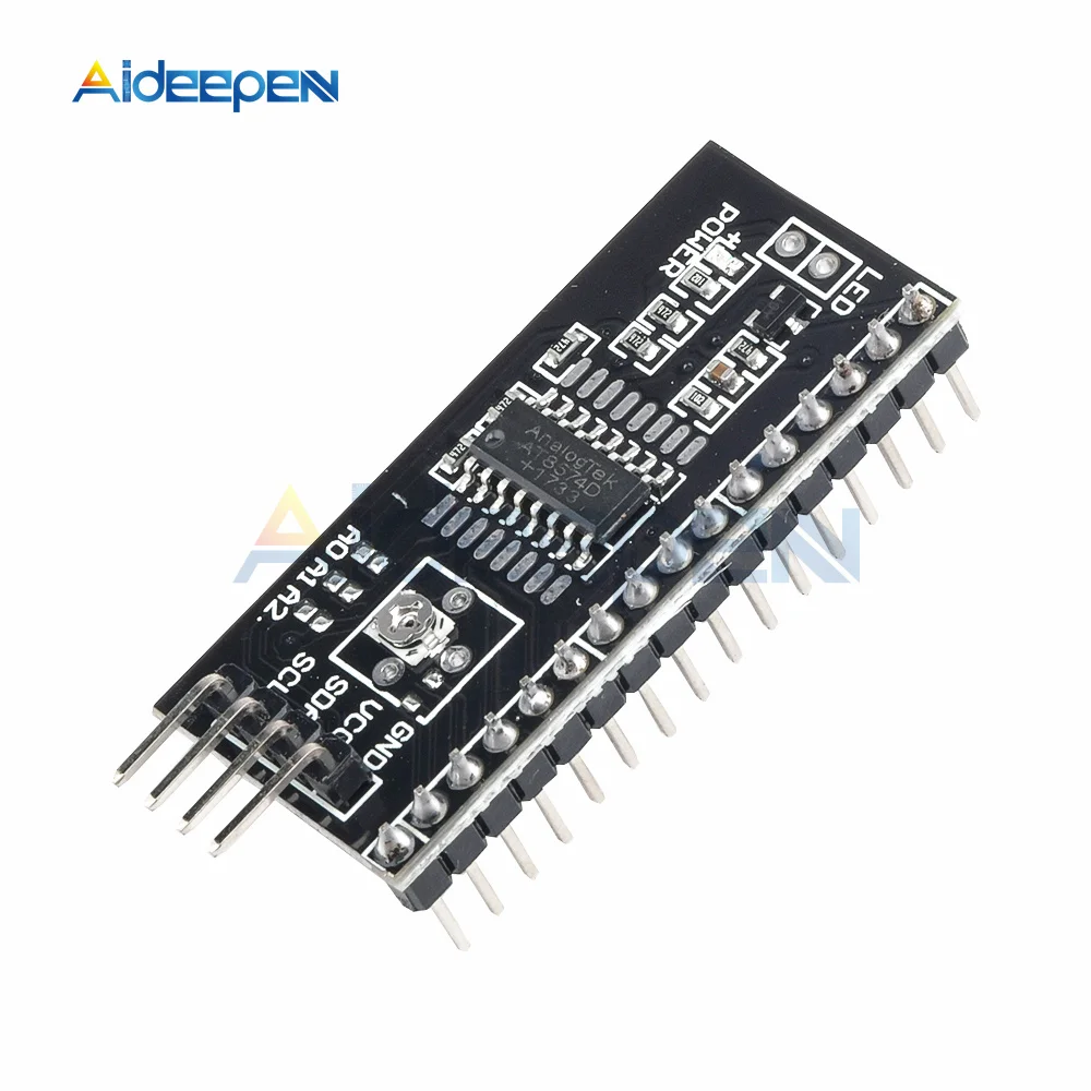 IIC I2C TWI SPI Serial Interface Board Port 1602 2004 LCD LCD1602 Adapter Plate LCD Adapter Converter Module PCF8574