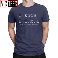 Fashion I Know HTML Silicon Valley Tshirt Men Cotton Tshirt Aviato Hooli Geek Tv Nerd Richard Funny