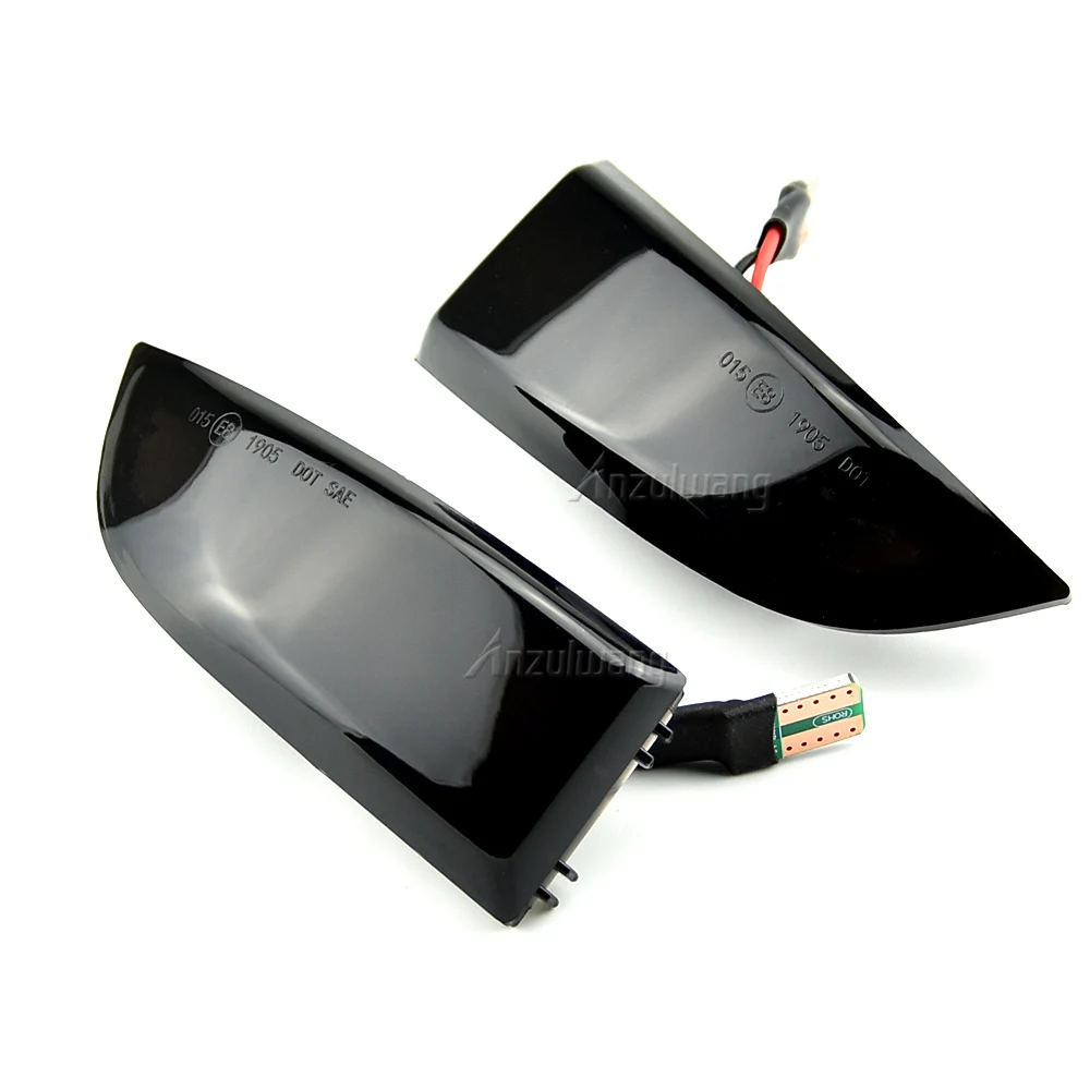 

2X LED Dynamic Turn Signal Light Side Mirror Sequential Indicator Lamp For Renault Megane MK3 Scenic Fluence Latitude Safrane