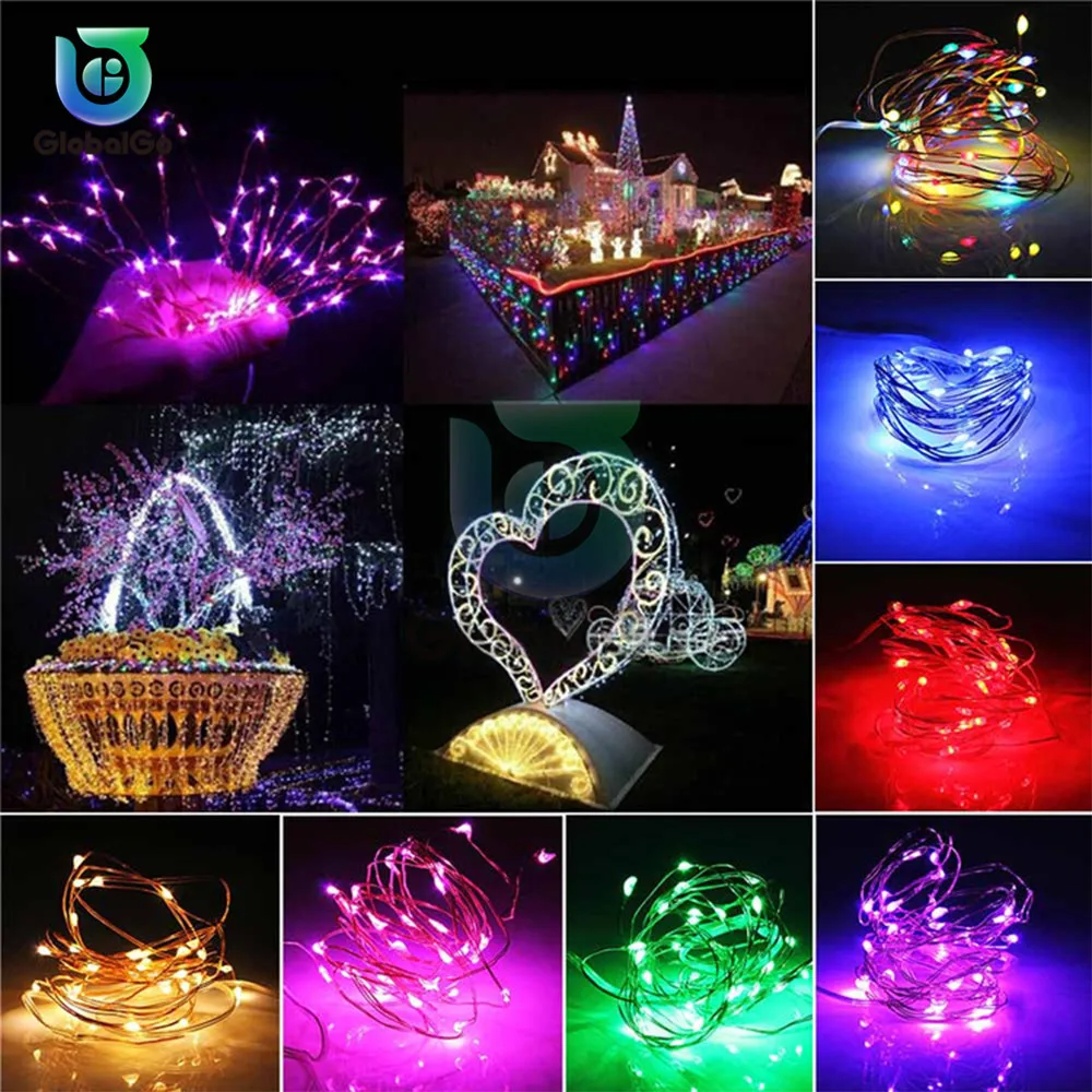 100 LED lampa słoneczna wodoodporna wróżka Garland łańcuch świetlny na zewnątrz wakacje Christmas Party Wedding lampa słoneczna Decor