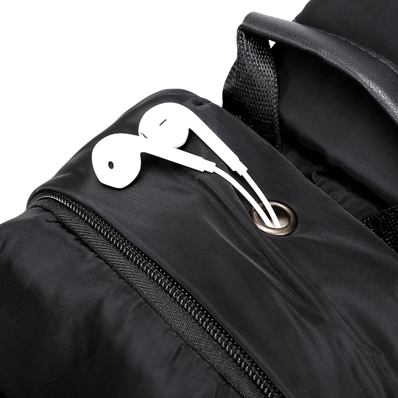 Fashion New Simple Men Canvas Chest Bag Messenger Bag Crossbody Bag Black Casual Simple Single Anti Theft Shoulder Bag