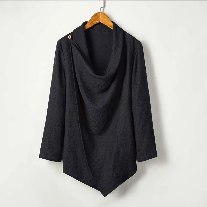 Chinese wind robes loose cotton and linen tops retro Chinese style Hanfu trousers linen windbreaker jacket