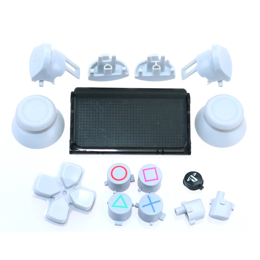 JCD 1Set Plastic Full Set Joysticks D-pad R1 L1 R2 L2 Direction Key AB XY Buttons For Sony PS4 Pro JDS 040 JDM 040 Controllers