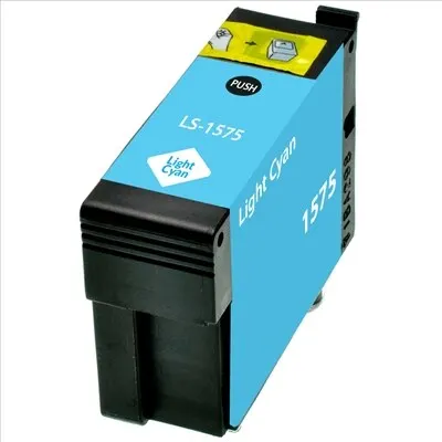 Cartucho de Tinta Genérico Compatible con Epson T1575 Cyan Light Compatible C13T15754010 - Non Oem - Cartucho Impresoras Epson Stylus Photo R3000 - Consumible Generico Impresora - Calidad Premium