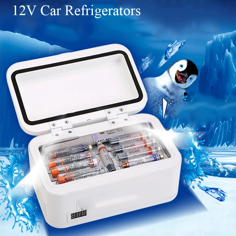 Portable Insulin Storage Cooler Bag Diabetic Insulin Cooler Box Constant Temperature Fridge Mini Refrigerator Ice Box