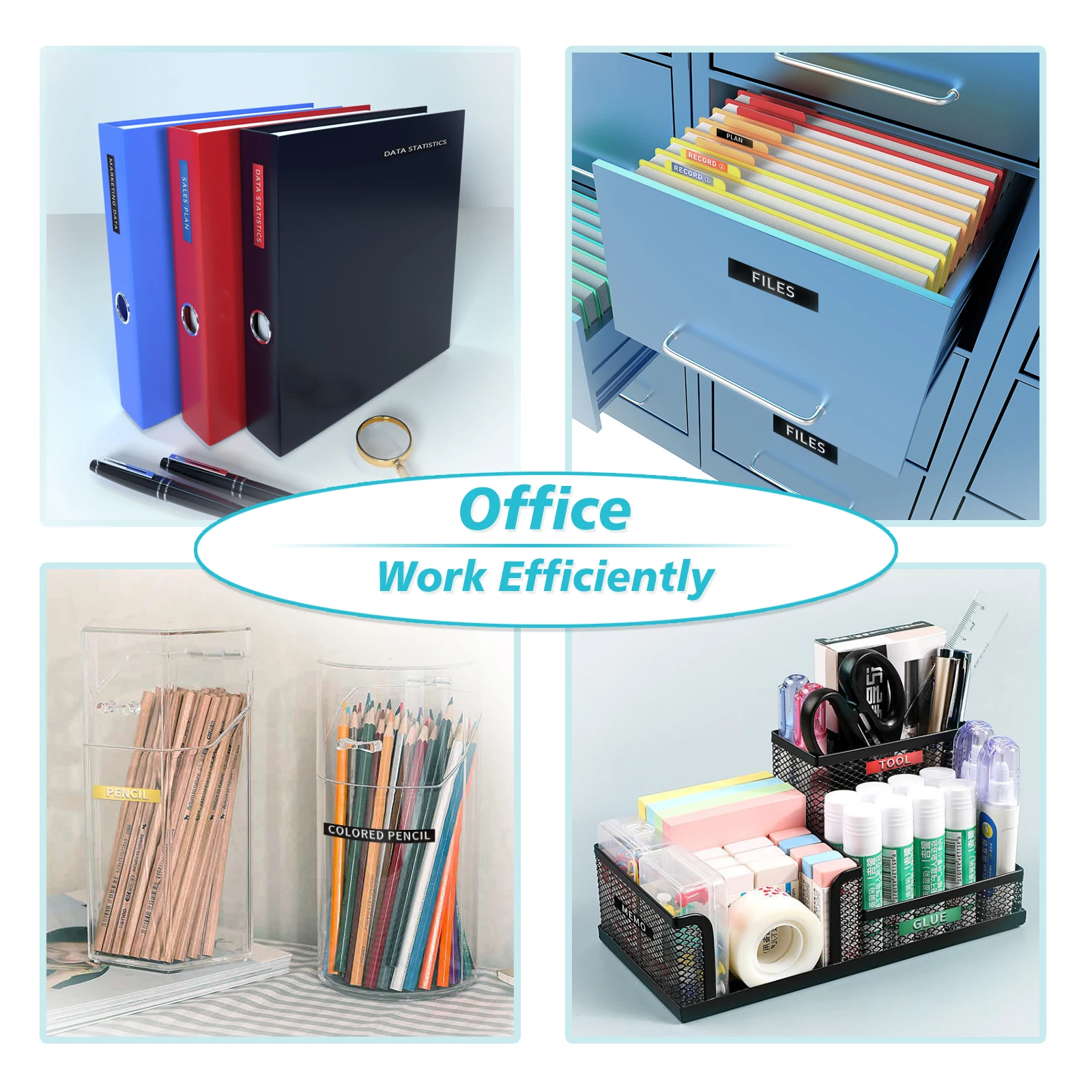 3D Embossing Typewriter Labeling Machine, Manual Labeller para Motex E101, Compatível Dymo Printer Label Maker, Dymo 12965 Label Maker