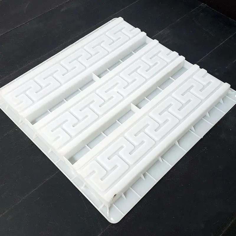 ABS Concrete Anti Slip Paver Mold, Garden Path, Cement Road Paving Tile Mould, Strong Molding Package Set, 3 in 1, 40cm /15.75in