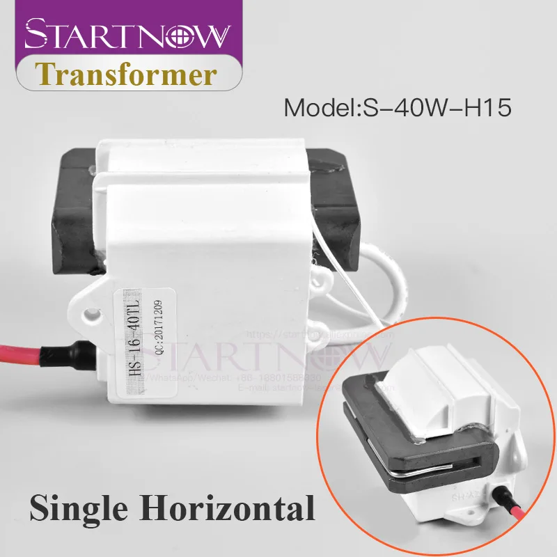 Startnow High Voltage Flyback Transformer Ignition Coil for 30W 40 45W 50 CO2 Laser Power Supply Engraving Cutting Machine Parts