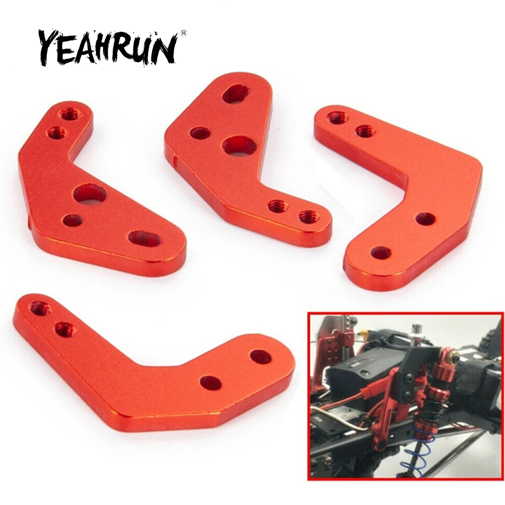 YEAHRUN Alloy Shock uchwyt absorbera wysokość stojak kątowy wieża dla 1/10 RC Axial SCX10II