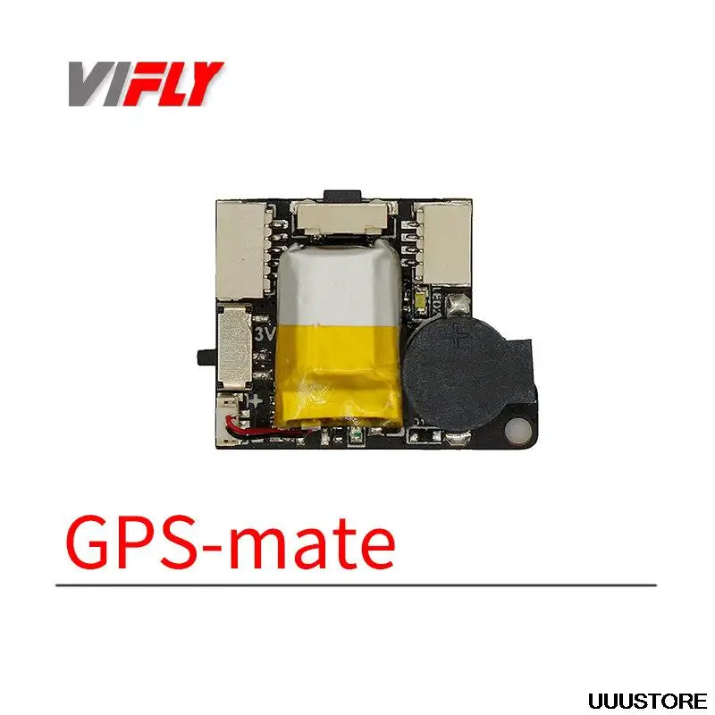 

Эксклюзивный модуль питания VIFLY GPS-Mate 3,7 в 50 мАч LIPO со встроенным сигнализатором потери для дрона 26x20x8 мм для GPS BN180 BN220 BN880 BN280