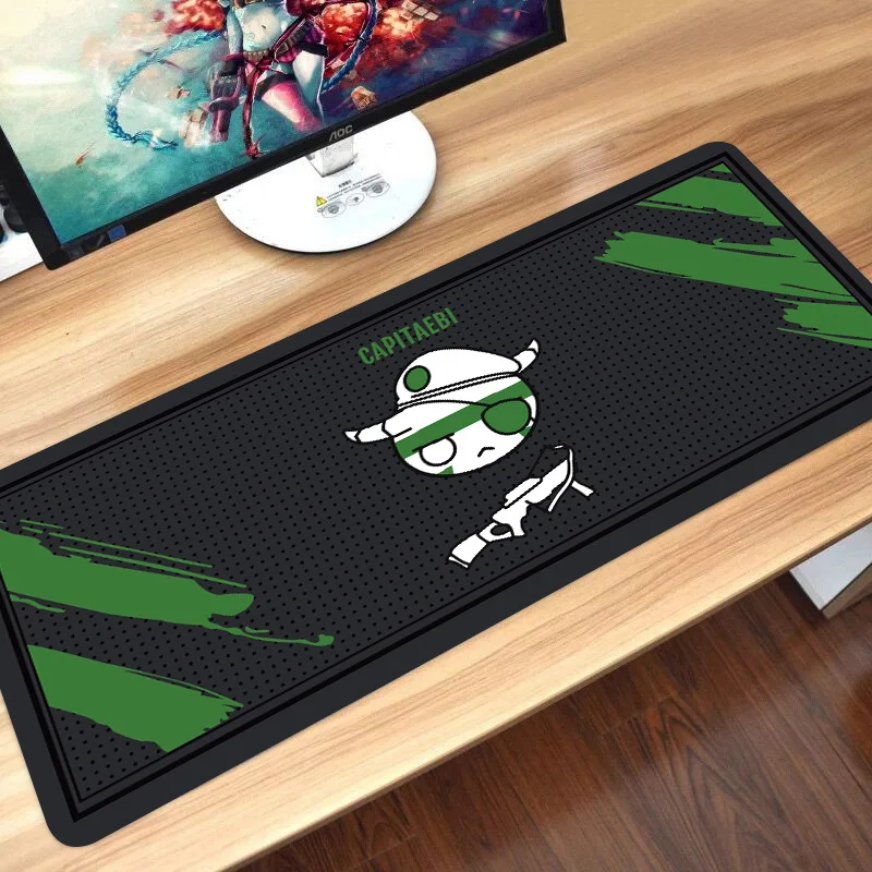 Imagem -05 - Suawin-mouse Pad Extra Grande Borracha Protetora Anti-derrapante 90x40cm Almofada para Teclado