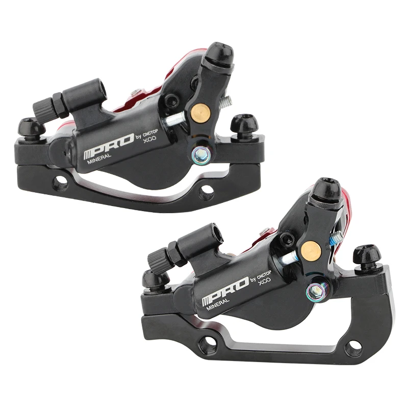 

Front Rear Alloy Bicycle Brake Caliper Aluminium Line-Pulling Hydraulic MTB Mountain Bike Disc Brake Sets