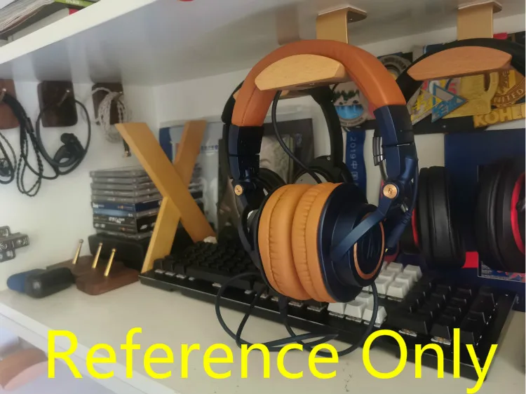 ユニバーサル木製ヘッドフォンスタンド,ヘッドフォン用,組み立て済み,高品質の金属製ディスプレイ,1ピース,新品