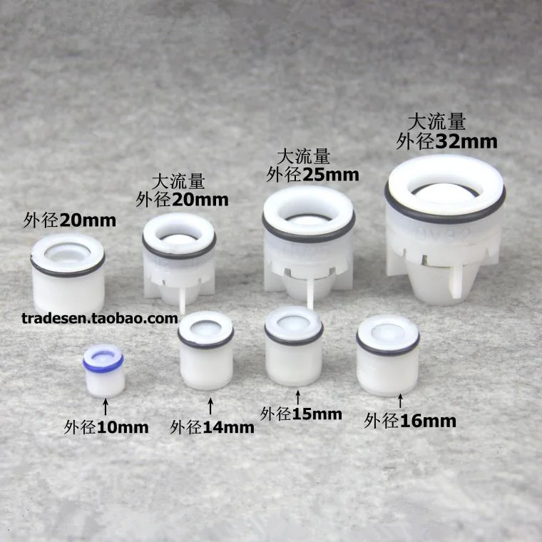 1Pcs Check valve plastic backflow core DN10,14,15,16,20,OV15,20,25,32mm prevents backflow Water meter fittings valve plugged in