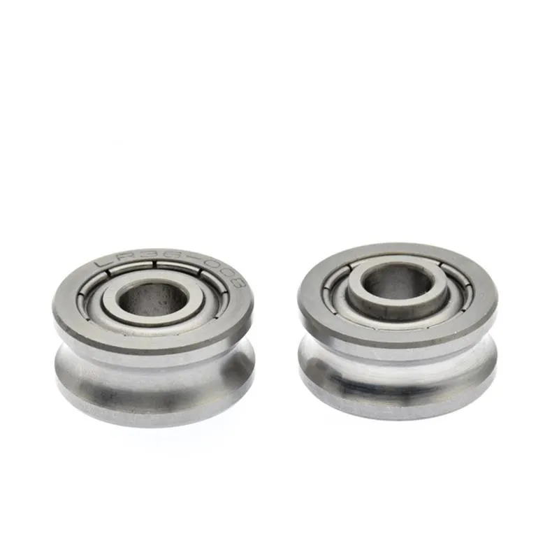 Imagem -02 - Polia do Rolamento do Sulco de u Roda da Trilha Aço Lr36008 8x24x11 mm Diâmetro 8x24x11 mm 10 Pcs 50 Pcs