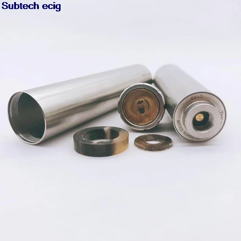 Vaping 신사 클럽 신사 900 튜브 메크 모드, 900 BF MTL RDA 기계식 모드용 16650 16550 배터리에 적합, 직경 18mm