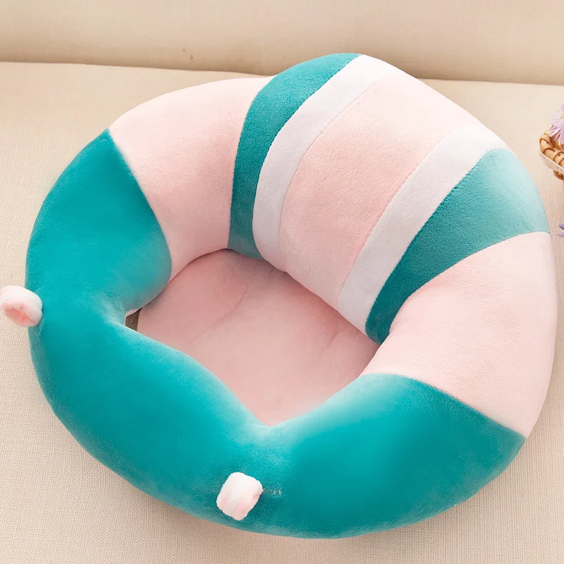 Pasgeboren Baby Sofa Leuke Comfortabele Baby Seat Sofa 5 Soorten Kleuren Katoen Ondersteuning Veiligheid Zachte Leren Zitten Voeden Stoel