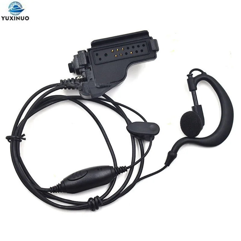 Earpiece Headset PTT Mic Earhook Microphone Headphone for Motorola HT1000 GP900 XTS2500 XTS3000 XTS3500 XTS5000 Walkie Talkie