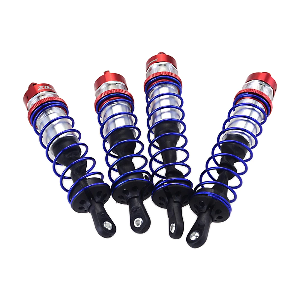 4Pcs Shock Absorber 120mm Front 140mm Rear Metal Damper Suspension for HPI TROPHY FLUX 107016 1/8 RC Racing Car Truggy ZD Racing