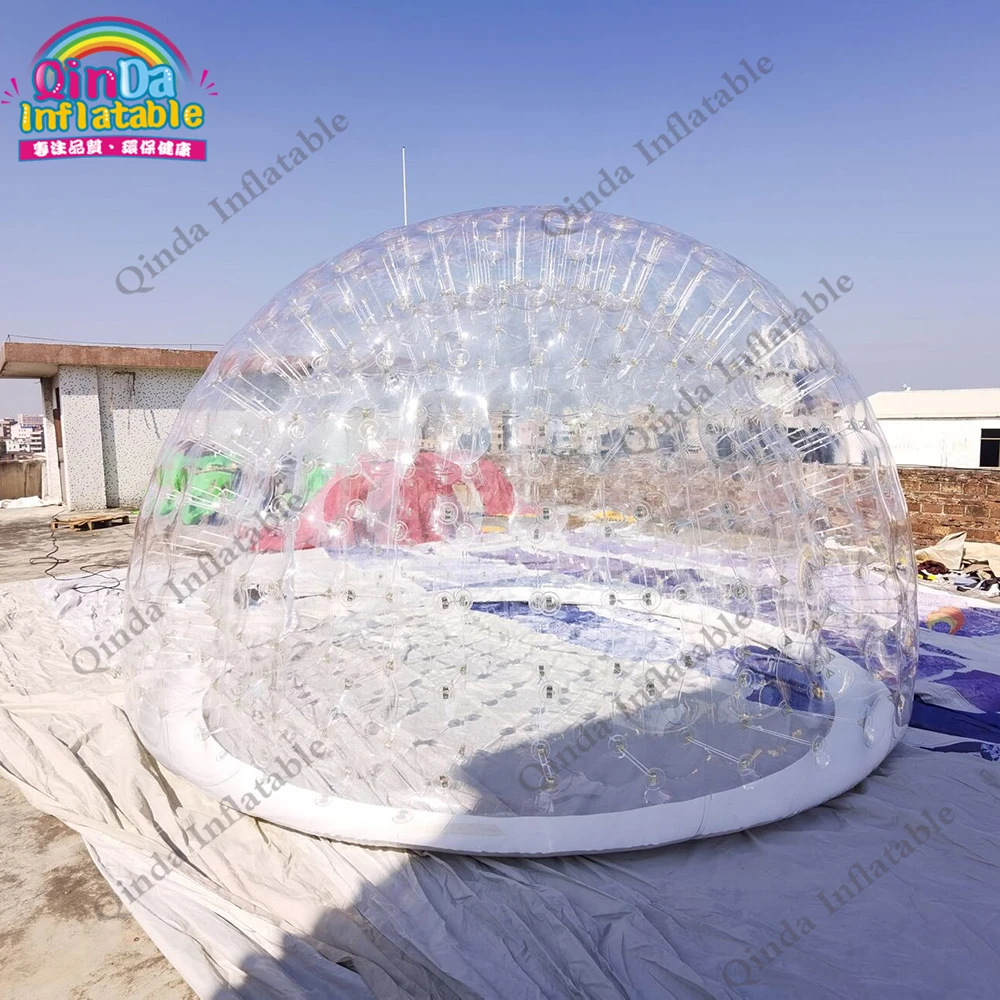 Starry Sky Clear Hotel Restaurant Cabin Inflatable Bubble Dome Tent For Farmhouse Dining