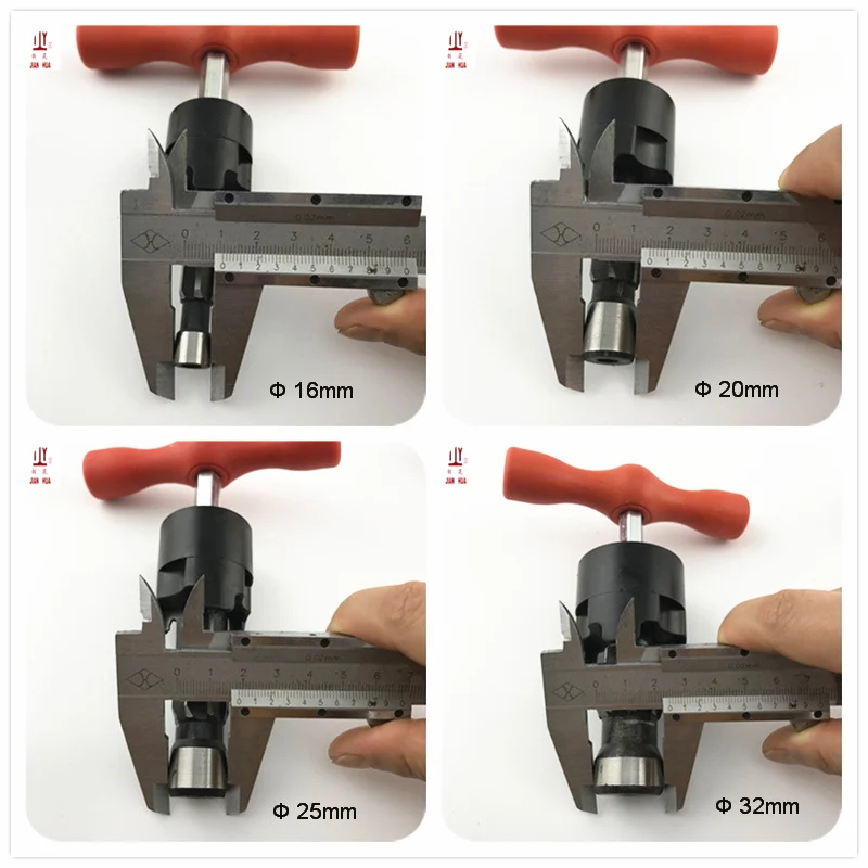 1PCS Inside And Outside PE Tube Reamer Rounder Hand Reamer Chamfer Cutter, Aluminum Plastic Pipe Multifunctional Paring Knife