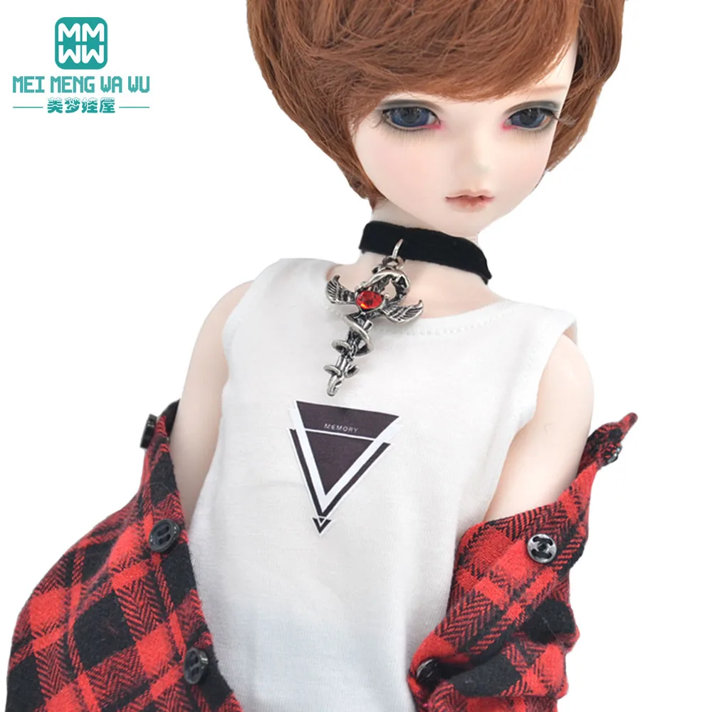 BJD Fashion Hip hop necklace for 48-72cm 1/3 1/4 BJD uncle MSD DD doll accessorise